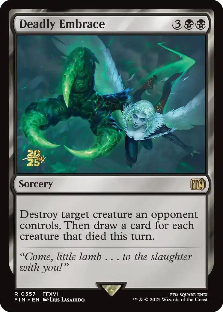 Deadly Embrace [FINAL FANTASY Prerelease Promo] | Pegasus Games WI