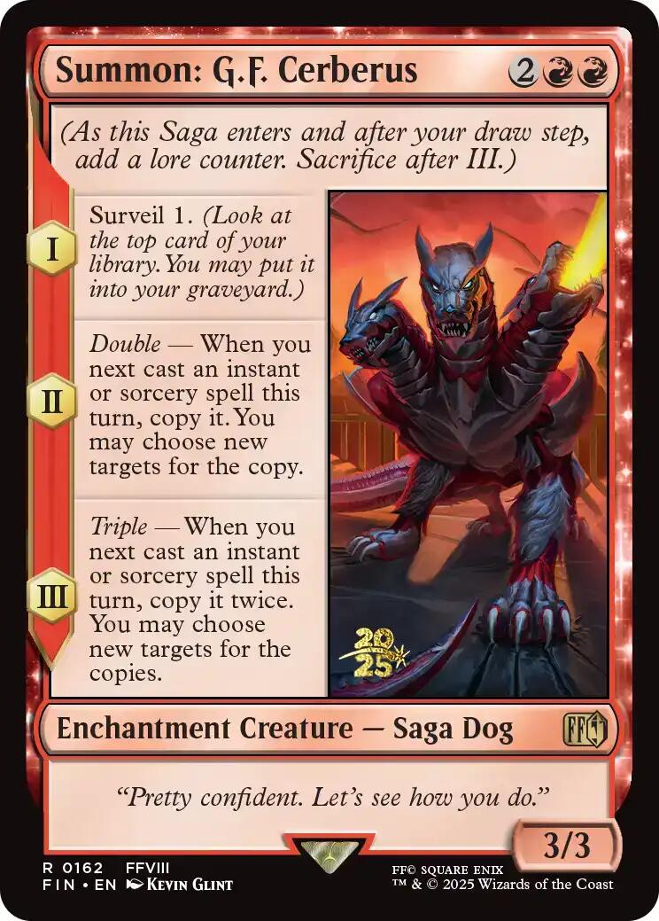 Summon: G.F. Cerberus [FINAL FANTASY Prerelease Promo] | Pegasus Games WI