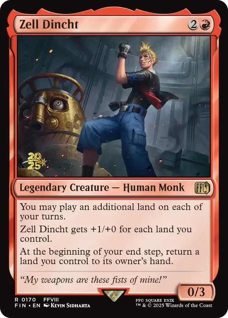 Zell Dincht [FINAL FANTASY Prerelease Promo] | Pegasus Games WI