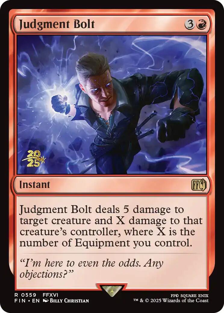 Judgment Bolt [FINAL FANTASY Prerelease Promo] | Pegasus Games WI