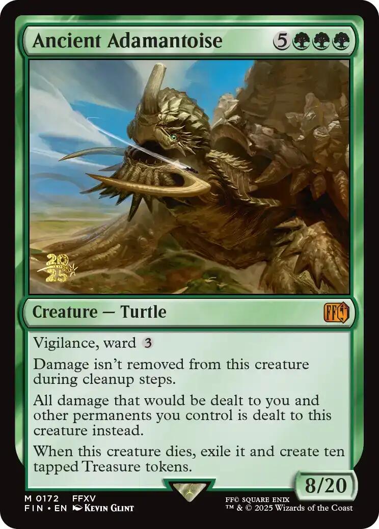 Ancient Adamantoise [FINAL FANTASY Prerelease Promo] | Pegasus Games WI