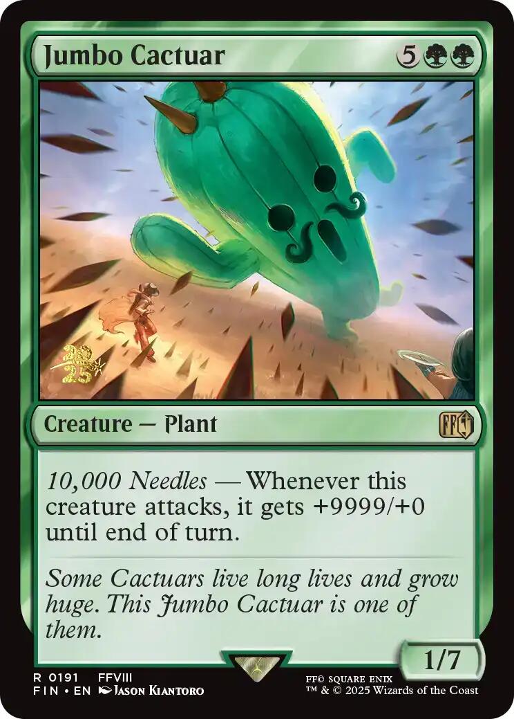 Jumbo Cactuar [FINAL FANTASY Prerelease Promo] | Pegasus Games WI