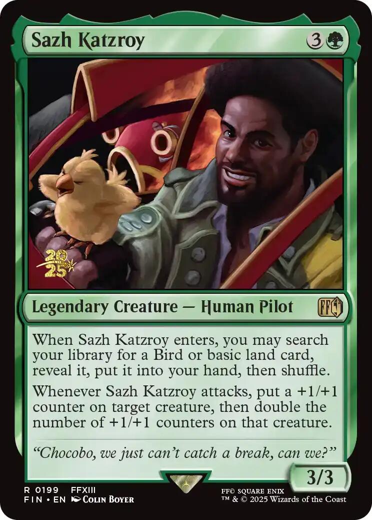 Sazh Katzroy [FINAL FANTASY Prerelease Promo] | Pegasus Games WI