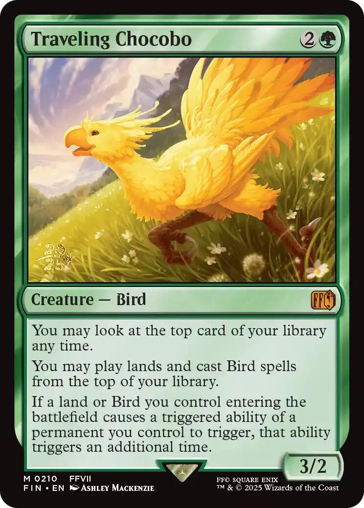 Traveling Chocobo [FINAL FANTASY Prerelease Promo] | Pegasus Games WI