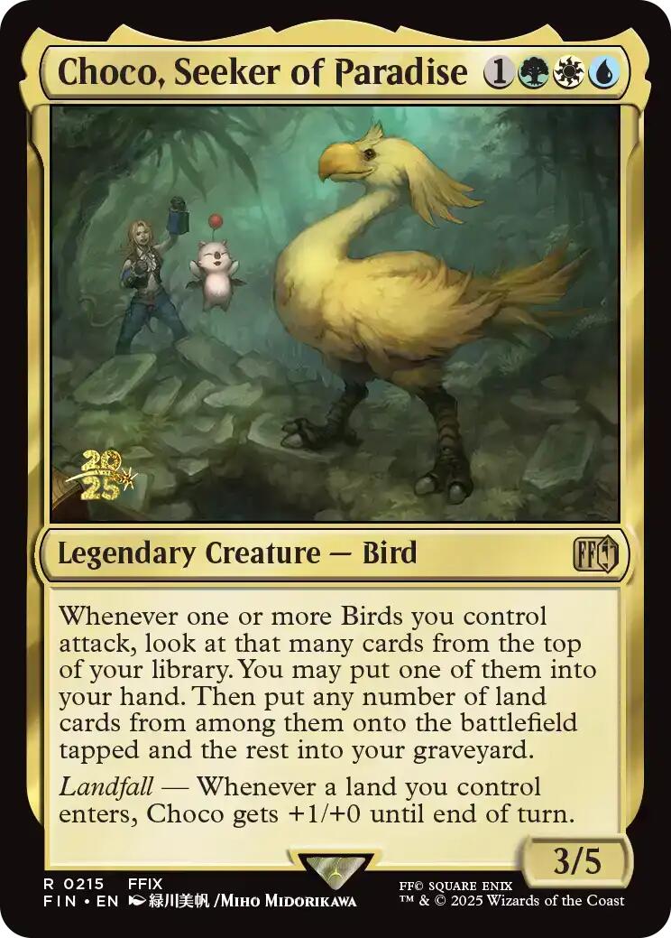 Choco, Seeker of Paradise [FINAL FANTASY Prerelease Promo] | Pegasus Games WI