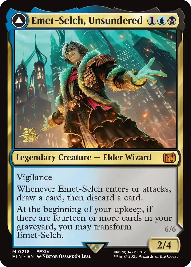 Emet-Selch, Unsundered // Hades, Sorcerer of Eld [FINAL FANTASY Prerelease Promo] | Pegasus Games WI