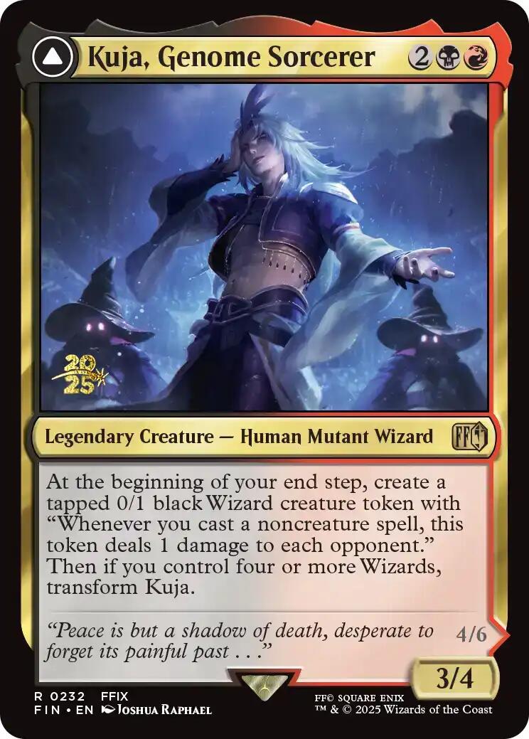 Kuja, Genome Sorcerer // Trance Kuja, Fate Defied [FINAL FANTASY Prerelease Promo] | Pegasus Games WI