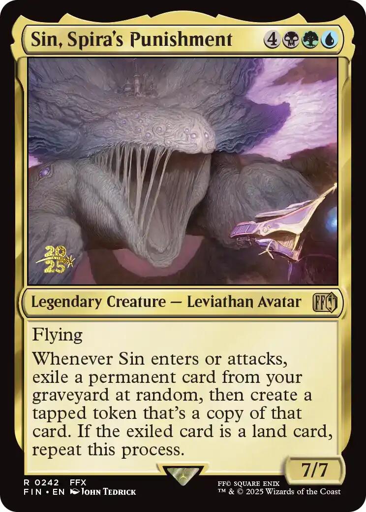 Sin, Spira's Punishment [FINAL FANTASY Prerelease Promo] | Pegasus Games WI