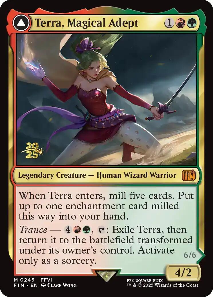 Terra, Magical Adept // Esper Terra [FINAL FANTASY Prerelease Promo] | Pegasus Games WI