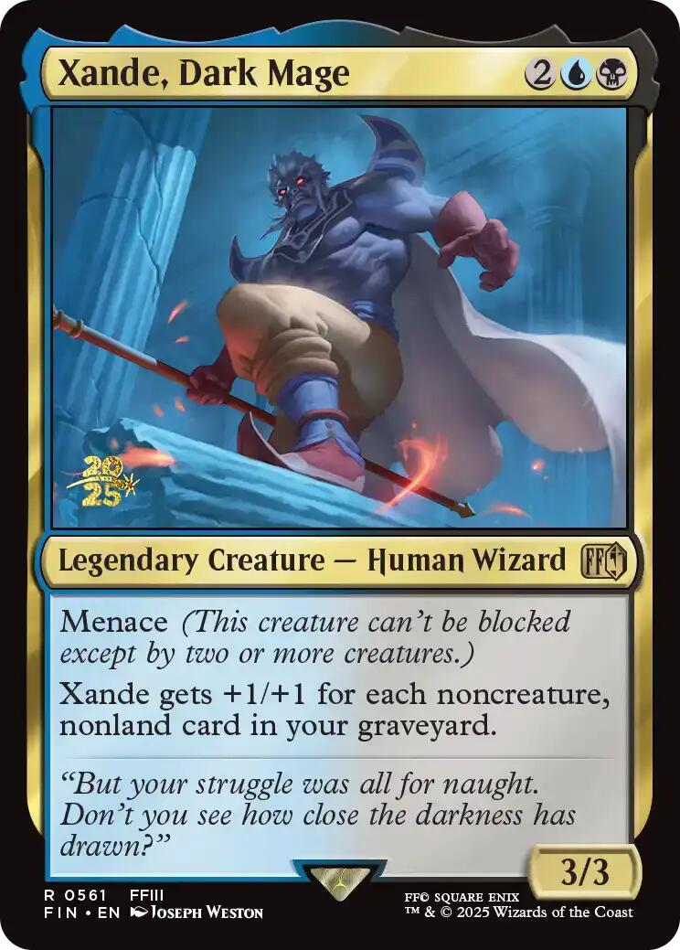 Xande, Dark Mage [FINAL FANTASY Prerelease Promo] | Pegasus Games WI
