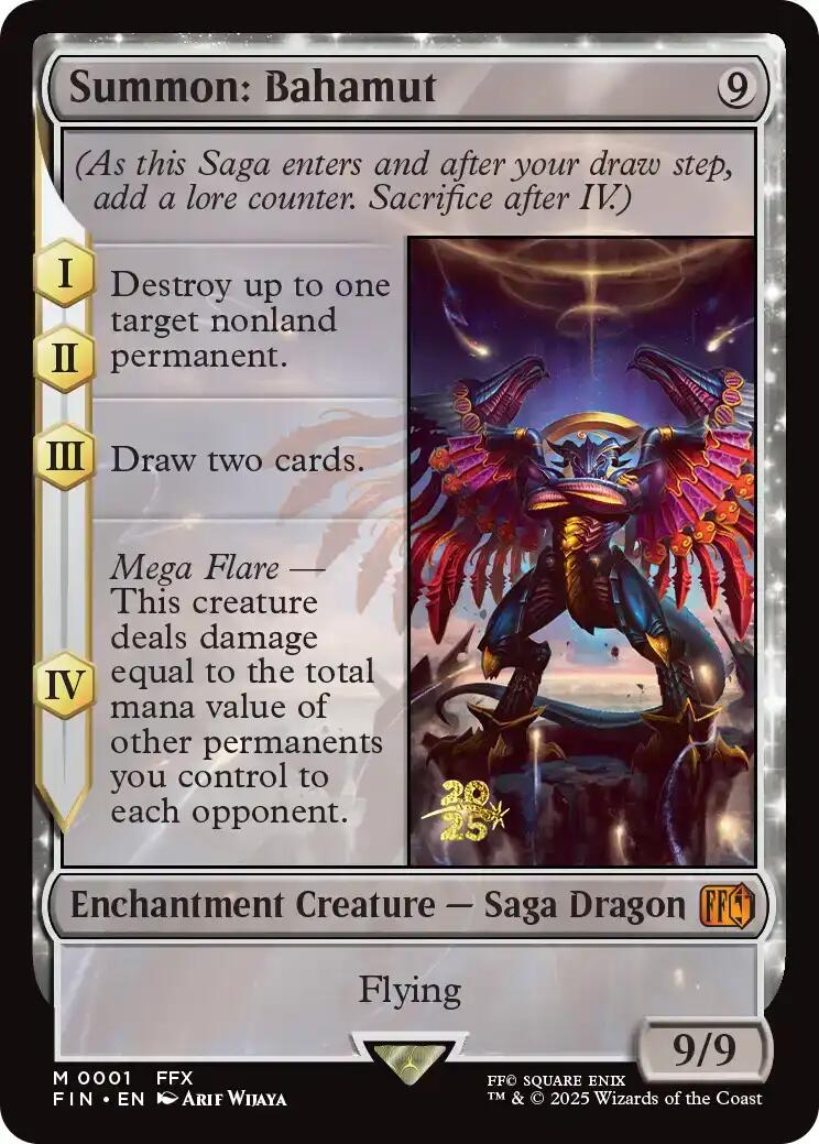 Summon: Bahamut [FINAL FANTASY Prerelease Promo] | Pegasus Games WI