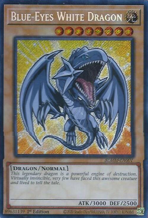 Blue-Eyes White Dragon [BLMM-EN001] Secret Rare | Pegasus Games WI