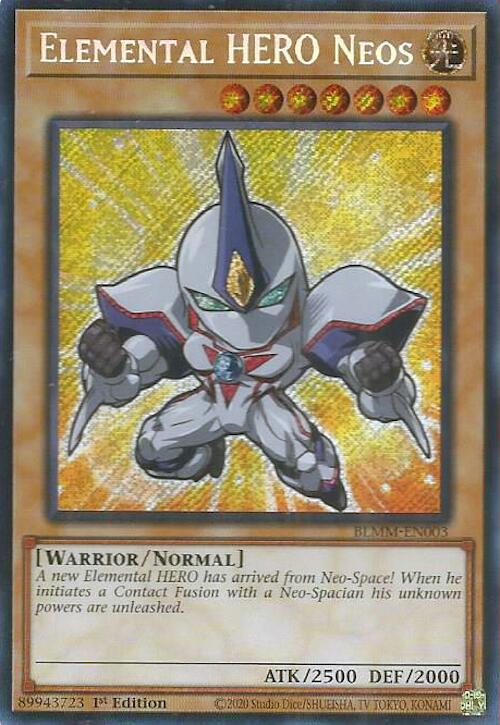 Elemental HERO Neos [BLMM-EN003] Secret Rare | Pegasus Games WI
