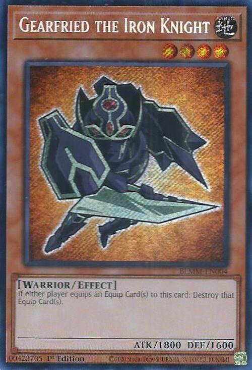 Gearfried the Iron Knight [BLMM-EN004] Secret Rare | Pegasus Games WI