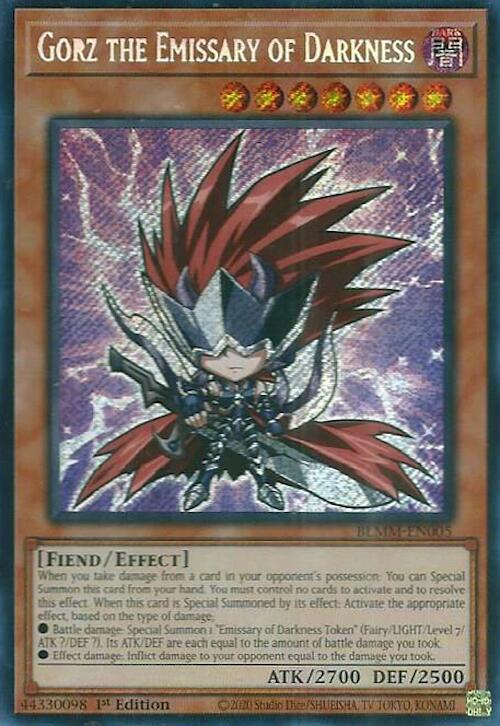 Gorz the Emissary of Darkness [BLMM-EN005] Secret Rare | Pegasus Games WI