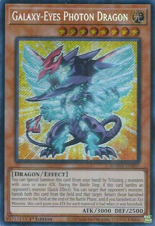 Galaxy-Eyes Photon Dragon [BLMM-EN007] Secret Rare | Pegasus Games WI