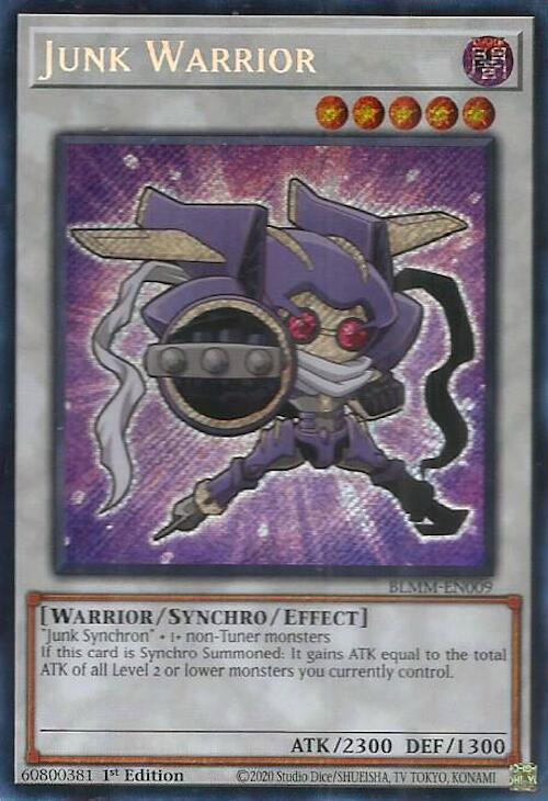Junk Warrior [BLMM-EN009] Secret Rare | Pegasus Games WI