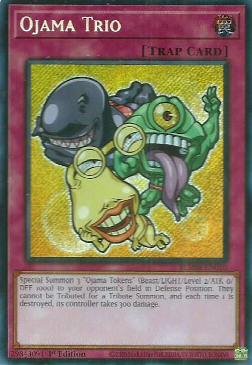 Ojama Trio [BLMM-EN010] Secret Rare | Pegasus Games WI