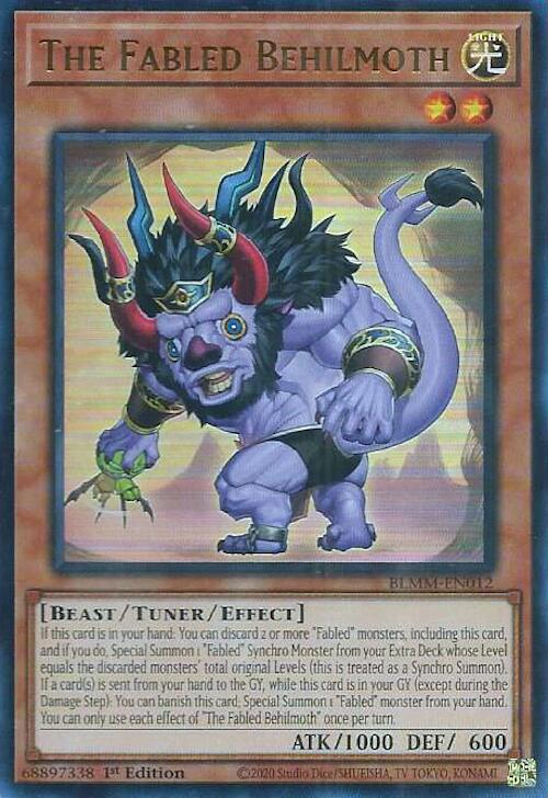 The Fabled Behilmoth [BLMM-EN012] Ultra Rare | Pegasus Games WI
