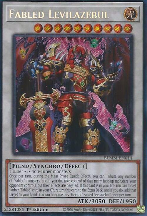 Fabled Levilazebul [BLMM-EN014] Secret Rare | Pegasus Games WI