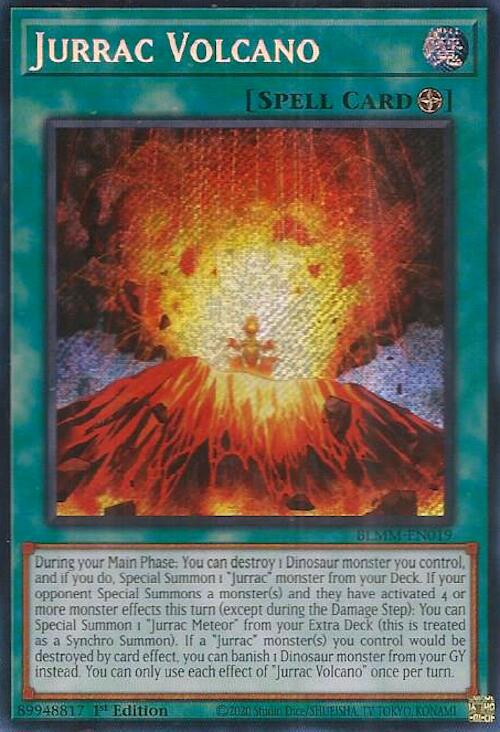 Jurrac Volcano [BLMM-EN019] Secret Rare | Pegasus Games WI
