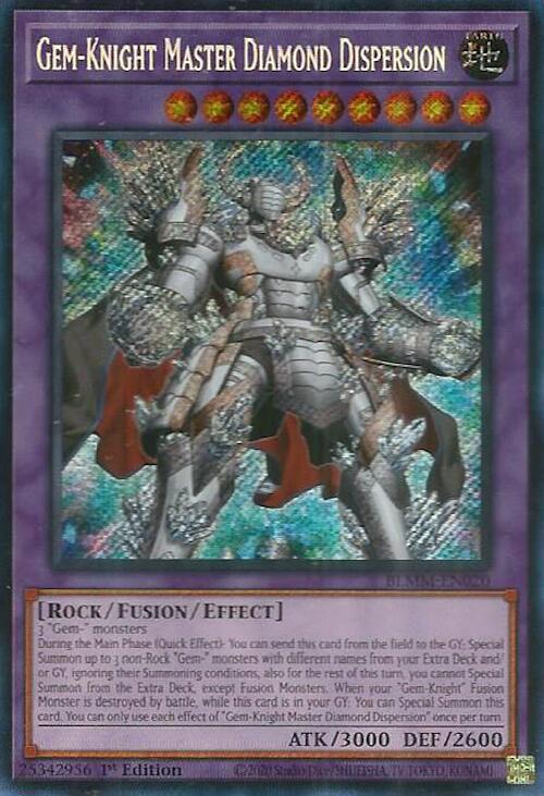 Gem-Knight Master Diamond Dispersion [BLMM-EN020] Secret Rare | Pegasus Games WI