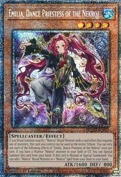 Emilia, Dance Priestess of the Nekroz (Starlight Rare) [BLMM-EN025] Starlight Rare | Pegasus Games WI