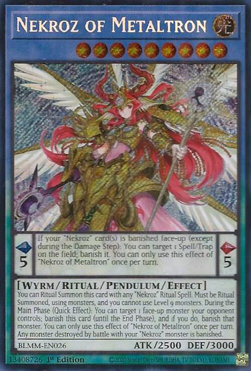 Nekroz of Metaltron [BLMM-EN026] Secret Rare | Pegasus Games WI