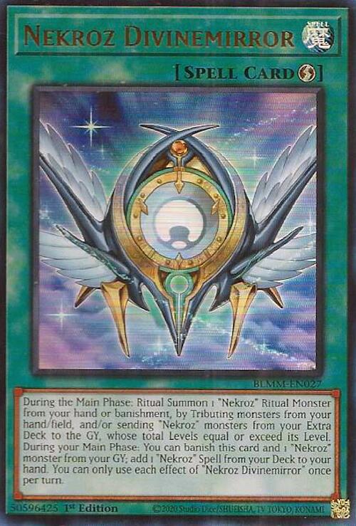 Nekroz Divinemirror [BLMM-EN027] Ultra Rare | Pegasus Games WI