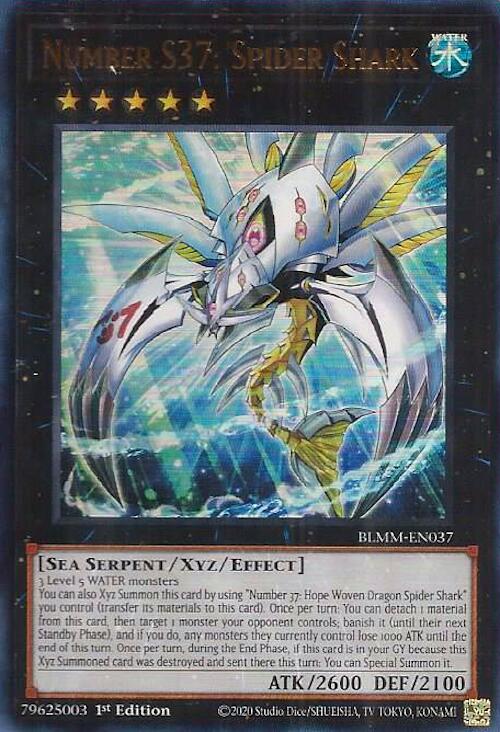 Number S37: Spider Shark [BLMM-EN037] Ultra Rare | Pegasus Games WI