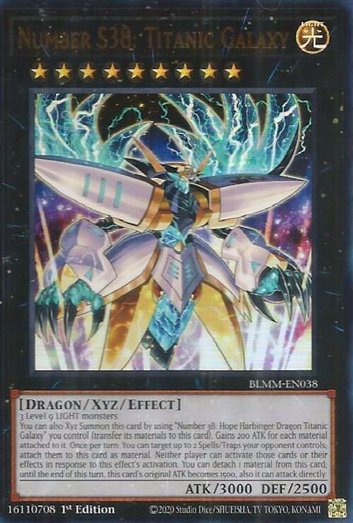 Number S38: Titanic Galaxy [BLMM-EN038] Ultra Rare | Pegasus Games WI