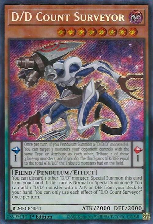 D/D Count Surveyor [BLMM-EN041] Secret Rare | Pegasus Games WI