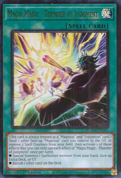 Magia Magic - Thunder of Judgment [BLMM-EN047] Ultra Rare | Pegasus Games WI