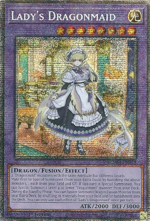 Lady's Dragonmaid (Starlight Rare) [BLMM-EN049] Starlight Rare | Pegasus Games WI