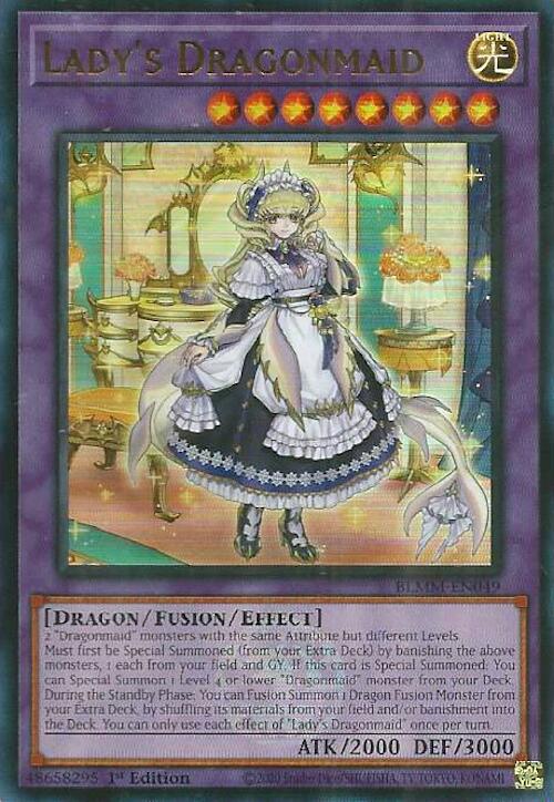 Lady's Dragonmaid [BLMM-EN049] Ultra Rare | Pegasus Games WI