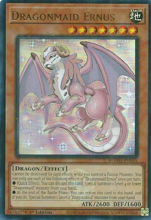 Dragonmaid Ernus [BLMM-EN055] Ultra Rare | Pegasus Games WI