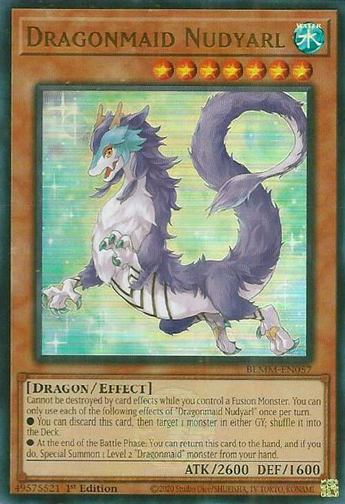 Dragonmaid Nudyarl [BLMM-EN057] Ultra Rare | Pegasus Games WI