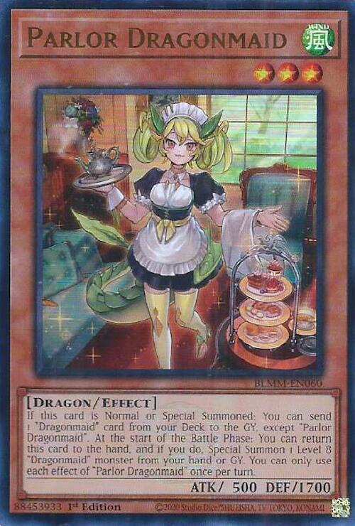 Parlor Dragonmaid [BLMM-EN060] Ultra Rare | Pegasus Games WI