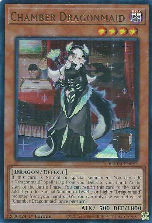Chamber Dragonmaid [BLMM-EN062] Ultra Rare | Pegasus Games WI