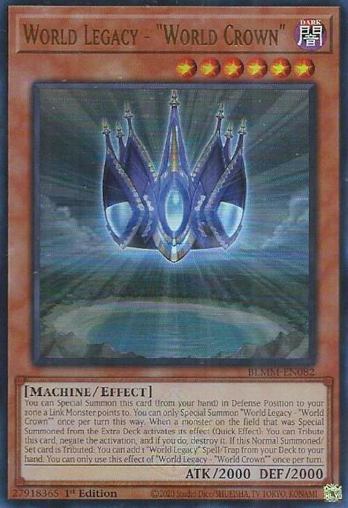 World Legacy - "World Crown" [BLMM-EN082] Ultra Rare | Pegasus Games WI