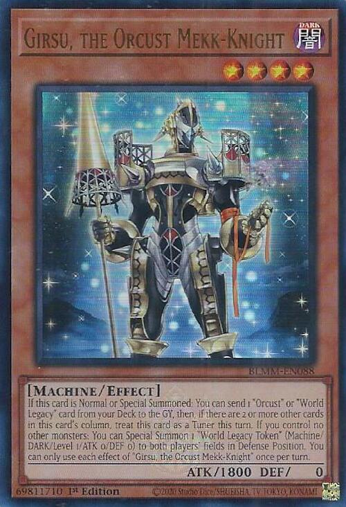 Girsu, the Orcust Mekk-Knight [BLMM-EN088] Ultra Rare | Pegasus Games WI