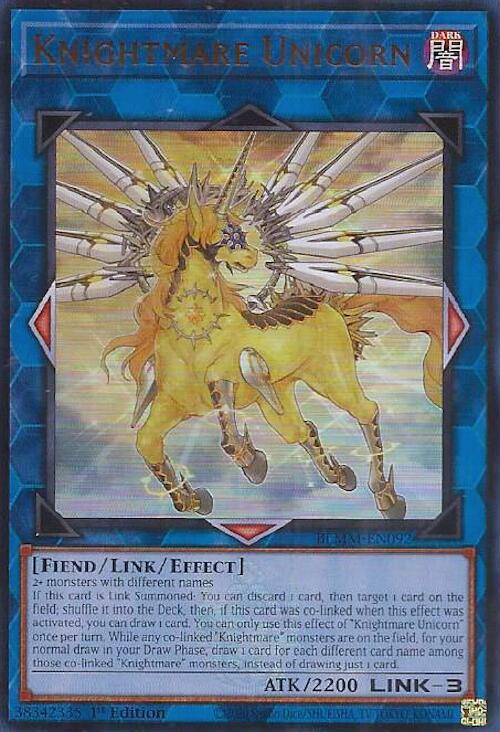 Knightmare Unicorn [BLMM-EN092] Ultra Rare | Pegasus Games WI