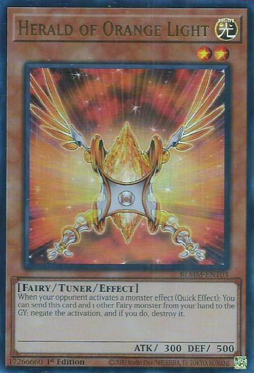 Herald of Orange Light [BLMM-EN103] Ultra Rare | Pegasus Games WI