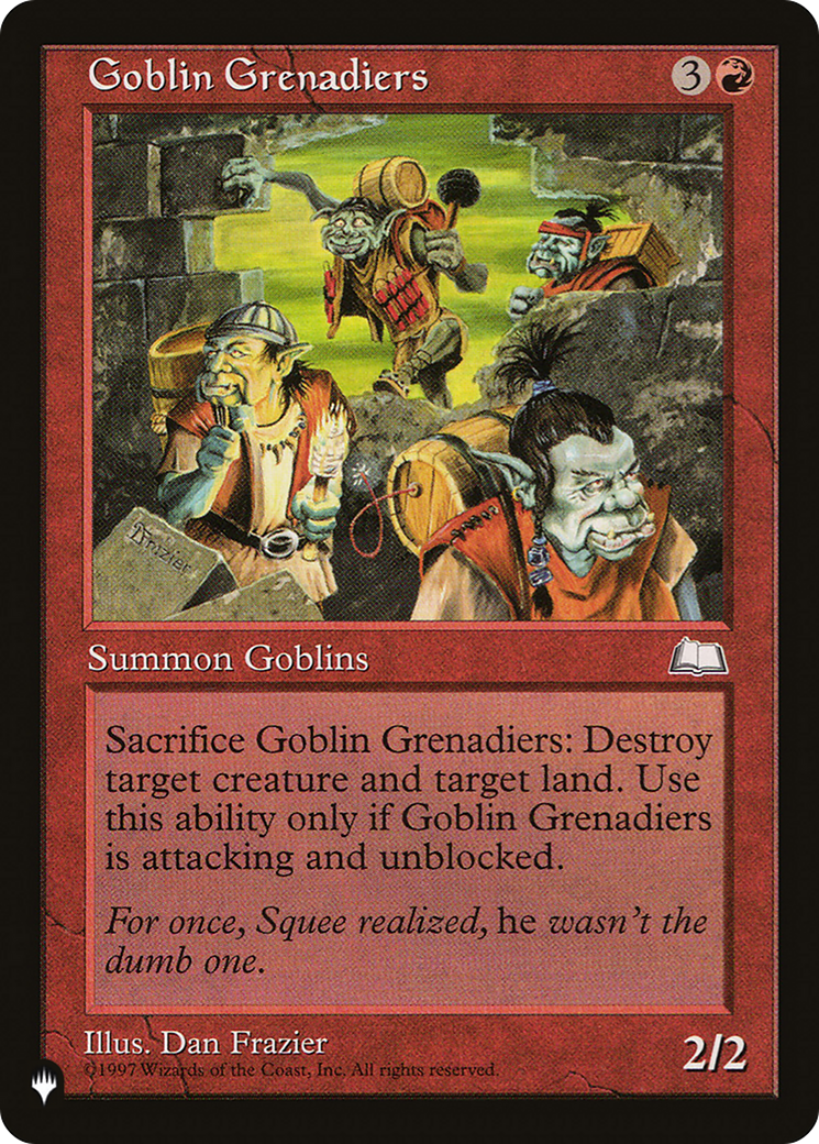 Goblin Grenadiers [The List Reprints] | Pegasus Games WI