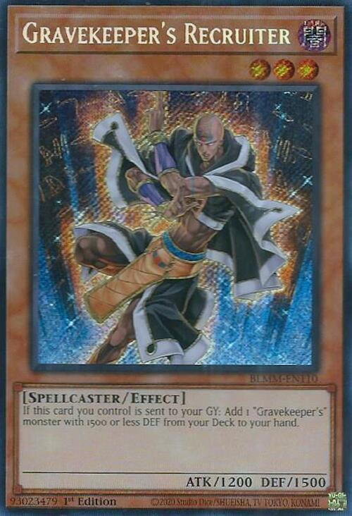 Gravekeeper's Recruiter [BLMM-EN110] Secret Rare | Pegasus Games WI