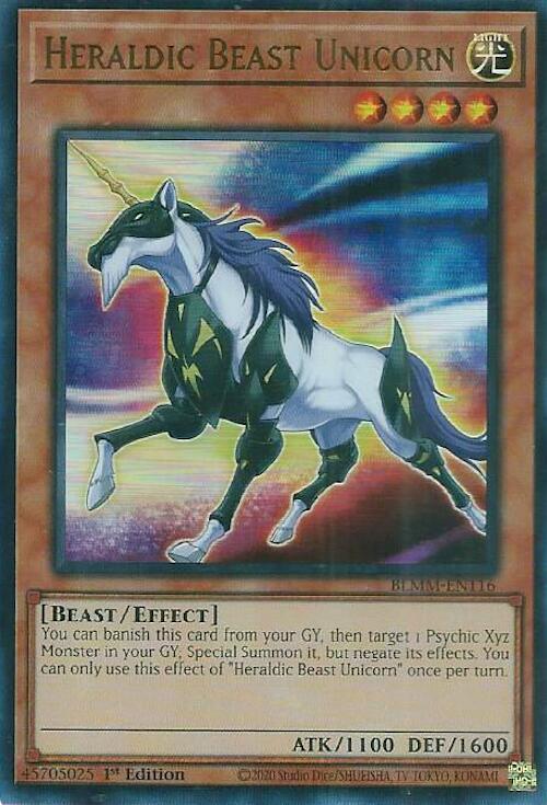 Heraldic Beast Unicorn [BLMM-EN116] Ultra Rare | Pegasus Games WI