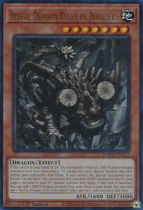 Redox, Dragon Ruler of Boulders [BLMM-EN117] Ultra Rare | Pegasus Games WI
