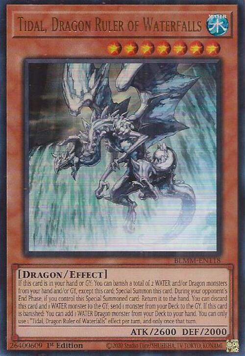 Tidal, Dragon Ruler of Waterfalls [BLMM-EN118] Ultra Rare | Pegasus Games WI