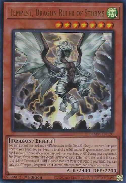 Tempest, Dragon Ruler of Storms [BLMM-EN120] Ultra Rare | Pegasus Games WI