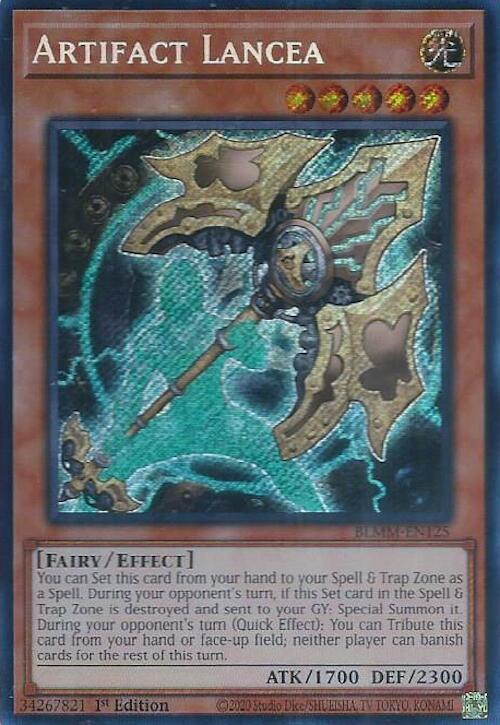 Artifact Lancea [BLMM-EN125] Secret Rare | Pegasus Games WI